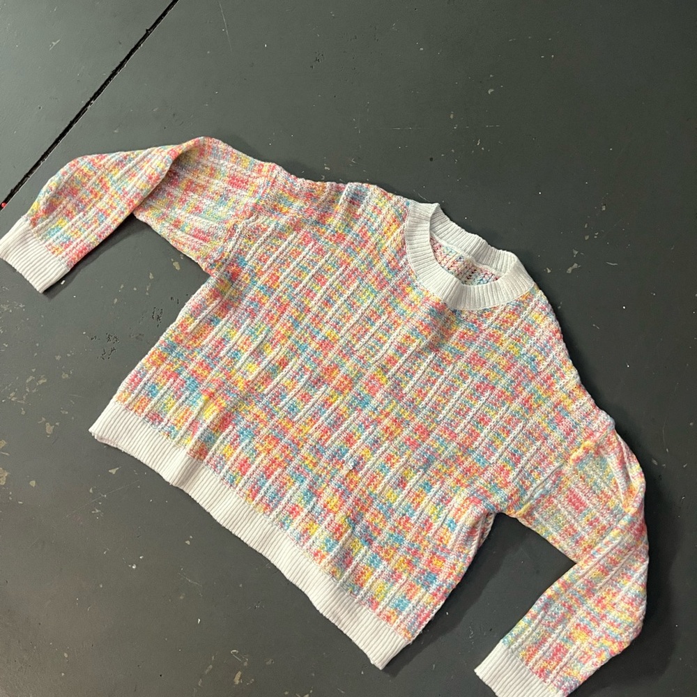 Multicolor Knit Women's Sweater